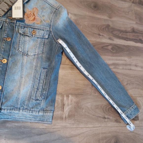 Embroidered Denim Jacket - Picture 8 of 11